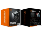 AIR COOLER COUGAR FORZA 85 ESSENTIAL - 1 FAN 120MM - 4 PIN PWM - 2000 ± RPM - SUPORT LGA 115X/1700/AM4/AM5
