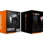 AIR COOLER COUGAR FORZA 85 ESSENTIAL - 1 FAN 120MM - 4 PIN PWM - 2000 ± RPM - SUPORT LGA 115X/1700/AM4/AM5