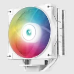 AIR COOLER DEEPCOOL AG400 WH ARGB - 4 PIN PWM - 500-2000RPM - LGA1700/115X - AM5/AM4 - WHITE (AG400-WHANMC-G-2)