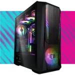 CASE COOLER MASTER MASTERBOX 500 ARGB - MID TOWER - TEMPERED GLASS - 2 FAN CF120 ARGB 120MM (MB500-KGNN-S00)