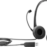 HEADSET HP STEREO USB-A - 95G - BLACK (T1A67AA)