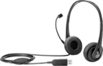 HEADSET HP STEREO USB-A - 95G - BLACK (T1A67AA)