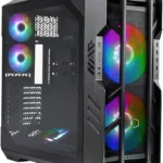 CASE COOLER MASTER HAF700 - FULL TOWER - TEMPERED GLASS - 2 FAN SICKLEFLOW 200MM ARGB PWM - 3 FAN SICKLEFLOW 120MM ARGB PWM  - TITANIUM GREY (H700-IGNN-S00)