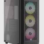 CASE CORSAIR 480T RGB AIRFLOW - ATX - MID TOWER - TEMPERED GLASS - 3 FAN AR120 RGB 120MM INCLUDED - BLACK (CC-9011272-WW)