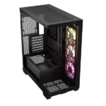 CASE CORSAIR iCUE LINK 3500X RGB - MID-TOWER - ATX - TEMPERED GLASS - 3 FAN RX120 BLACK (CC-9011280-WW)