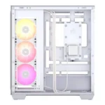 CASE CORSAIR iCUE LINK 3500X RGB - MID-TOWER - ATX - TEMPERED GLASS - 3 FAN RX120 - WHITE(CC-9011281-WW)