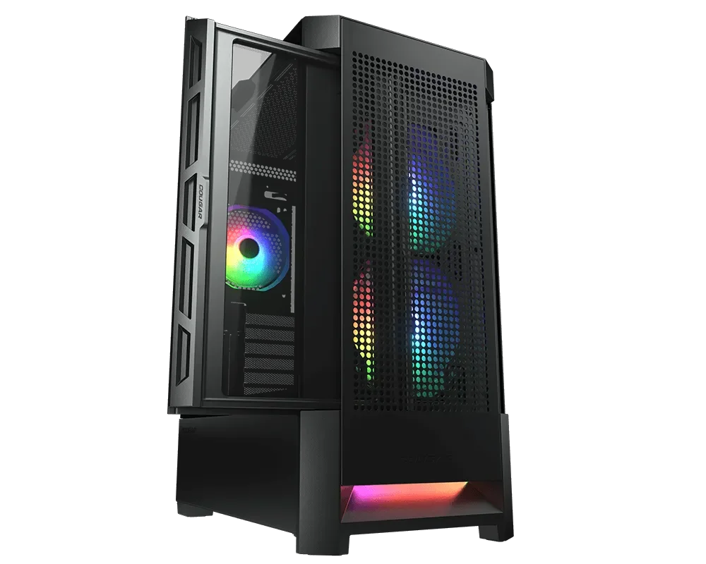 CASE-COUGAR-AIRFACE-RGB-MID-TOWER-ATX-TEMPERED-GLASS-3-FAN-120MM-ARGB-BLACK_Cases_12329_1.webp CASE COUGAR AIRFACE RGB - MID TOWER - ATX - TEMPERED GLASS - 1 FAN 120MM ARGB/2 FAN 140MM ARGB INCLUDED - WHITE (CGR-5ZD1W-AIR-RGB) - Imagen 1