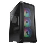 CASE COUGAR ARCHON 2 MESH RGB - TEMPERED GLASS - MID TOWER - ATX - 3 FAN 120MM ARGB - BLACK