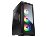 CASE COUGAR ARCHON 2 RGB - MID TOWER - ATX - 3 FAN 120MM ARGB - TEMPERED GLASS - BLACK (CGR-5CC5B-G-RGB)