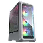 CASE COUGAR ARCHON 2 RGB - MID TOWER - ATX - 3 FAN 120MM ARGB - TEMPERED GLASS - WHITE (GR-5CC5W-G-RGB)