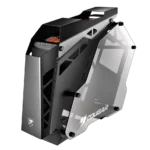 CASE COUGAR CONQUER - MID TOWER - ATX - 3 FAN INCLUDED - TEMPERED GLASS  - BLACK/ORANGE