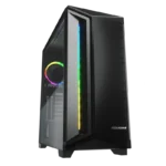CASE COUGAR DARKBLADER X7 - MID TOWER - E-ATX - TEMPERED GLASS - 1 FAN INCLUDED ARGB - BLACK