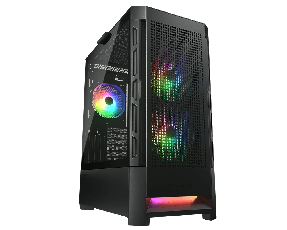 CASE-COUGAR-DUOFACE-RGB-MID-TOWER-ATX-TEMPERED-GLASS-3-FAN-120MM-ARGB-INCLUDED-BLACK_Cases_12328_1.webp CASE COUGAR DUOFACE RGB - MID TOWER - ATX - TEMPERED GLASS - 1 FAN 120MM ARGB/2 FAN 140MM ARGB INCLUDED - BLACK (CGR-5ZD1B-RGB) - Imagen 1