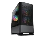 CASE COUGAR MG140 AIR RGB - MINI TOWER - MINI ITX - TEMPERED GLASS - 3 FAN 120MM ARGB INCLUDED - BLACK (385JM80.0001)