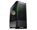 CASE COUGAR MX430 AIR RGB - TEMPERED GLASS - MID TOWER - ATX - 3 FAN 120MM ARGB - BLACK (3851C60.0001) - Imagen 2