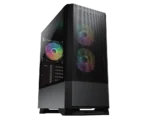 CASE COUGAR MX430 AIR RGB - TEMPERED GLASS - MID TOWER - ATX - 3 FAN 120MM ARGB - BLACK (3851C60.0001)