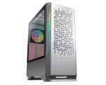 CASE COUGAR MX430 AIR RGB - TEMPERED GLASS - MID TOWER - ATX - 3 FAN 120MM ARGB - WHITE (CGR-51C6W-AIR-RGB)