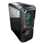 CASE COUGAR MX440 MESH RGB - MID TOWER - ATX - TEMPERED GLASS - 3 FAN 120MM RGB INCLUDED - BLACK (3856C10.0001)