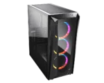 CASE COUGAR MX660-T RGB - MID TOWER - TEMPERED GLASS - ATX - 3 FAN 120MM ARGB INCLUDED - BLACK (385BMS0.0005)