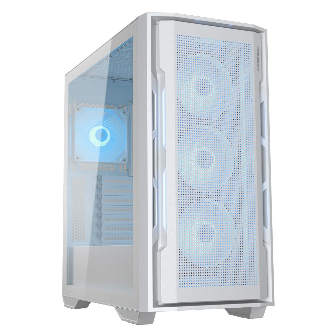 CASE-COUGAR-UNIFACE-RGB-MID-TOWER-TEMPERED-GLASS-ATX-4-FAN-120MM-ARGB-WHITE-CGR-5C78W-RGB_Cases_14997_1.webp CASE COUGAR UNIFACE RGB - MID TOWER - TEMPERED GLASS - ATX - 4 FAN 120MM ARGB - WHITE (CGR-5C78W-RGB) - Imagen 1