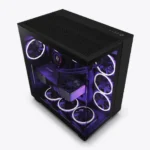 CASE NZXT H9 FLOW - ATX - MID TOWER - TEMPERED GLASS - 3 FAN 120MM - BLACK (CM-H91FB-01)