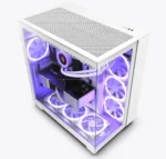 CASE NZXT H9 FLOW - ATX - MID TOWER - TEMPERED GLASS - 3 FAN 120MM - WHITE (CM-H91FW-01)