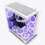 CASE NZXT H9 FLOW - ATX - MID TOWER - TEMPERED GLASS - 3 FAN 120MM - WHITE (CM-H91FW-01)