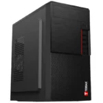 CASE TERRAX TX-1706C - FAN 12CM - FUENTE 600W - BLACK