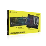 BUNDLE CORSAIR 3 EN 1 TECLADO K60 RGB PRO + MOUSE HARPON RGB PRO + MM300 - BLACK (CH-910D519-SP)