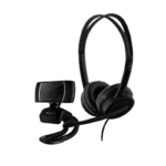 COMBO 2 EN 1 TRUST DOBA HOME OFFICE - WEBCAM 720P Y HEADSET USB (24036) - Imagen 3