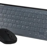 COMBO MINI TECLADO Y MOUSE MEETION MT-MINI 4000 - WIRELESS 2.4GHZ - KB US - BLACK