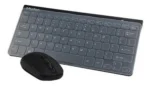 COMBO MINI TECLADO Y MOUSE MEETION MT-MINI 4000 - WIRELESS 2.4GHZ - KB US - BLACK