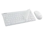COMBO MINI TECLADO Y MOUSE MEETION MT-MINI 4000 - WIRELESS 2.4GHZ - KB US - WHITE - Imagen 2