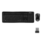 COMBO TECLADO Y MOUSE MEETION MT-C4120 - WIRELESS 2.4GHZ - KB US - BLACK - Imagen 2
