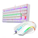Combo Redragon: Teclado Kumara K552RGB y Mouse M607 Griffin - White