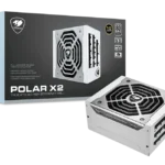 FUENTE DE PODER COUGAR POLAR X2 1200W - 80 PLUS PLATINUM - ATX 3.0 - PCI-E 5.0 - WHITE (31PX120001P01)
