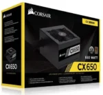 FUENTE DE PODER CORSAIR CX650 - 650 WATTS - 80 PLUS BRONCE - BLACK (CP-9020278-NA)