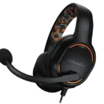 HEADSET COUGAR DIVE - CONTROLADOR 50MM - CROSSTALK REDUCTION - 3.5MM - CANCELACION DE RUIDO - FOR PC/SWITCH/XBOX/PS5 - BLACK (CGR-P50B-270)