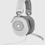 HEADSET GAMING CORSAIR HS65 SURROUND - PC/PS5/XBOX ONE - DOLBY AUDIO 7.1 - WIRED - OMNI-DIRECTIONAL - 3.5MM - WHITE (CA-9011271-NA)