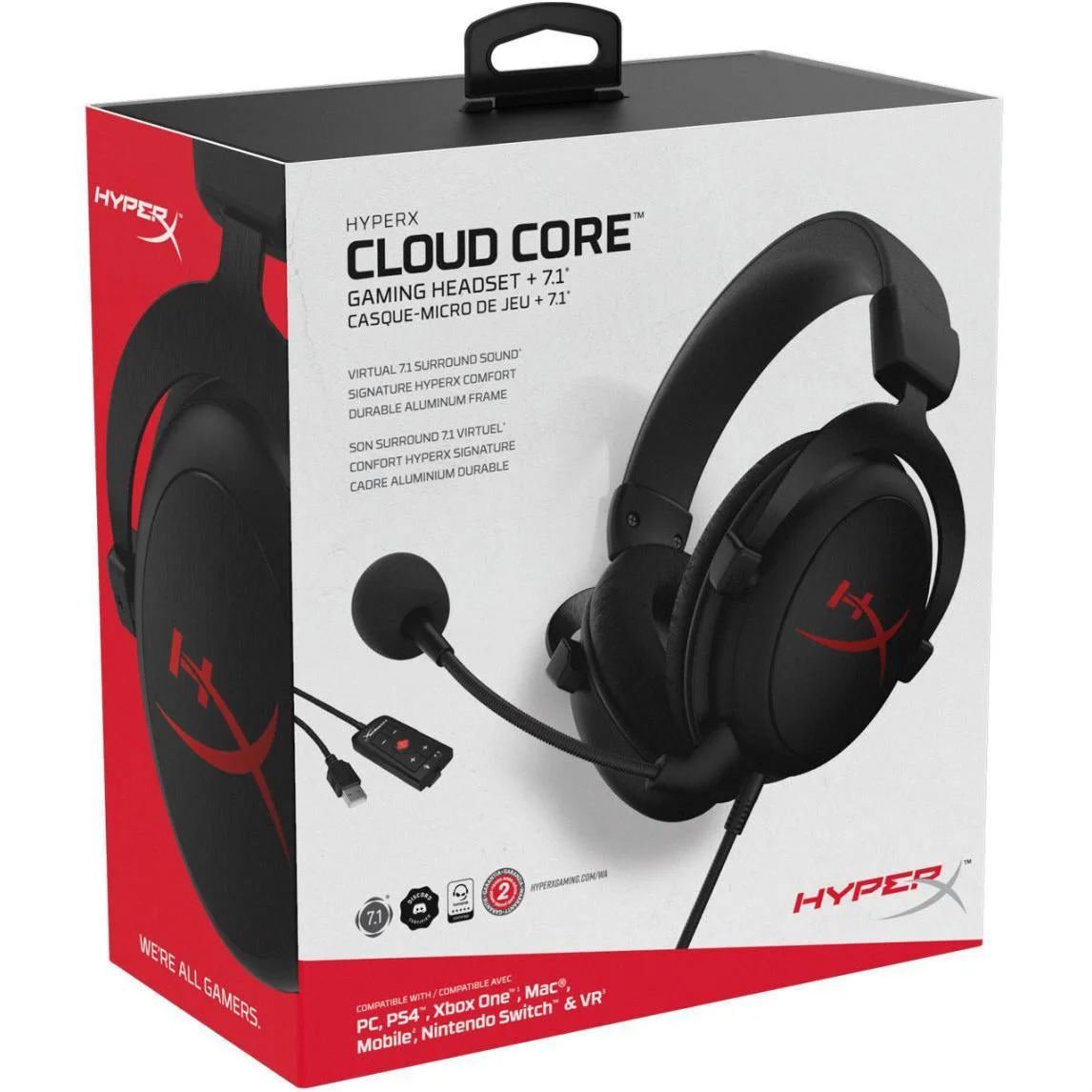 HEADSET-HYPERX-CLOUD-CORE-GAMING-7.1-PC-PS4-XBOX-ONE-3.5MM-USB-BLACK-HX-HSCC-2-BK-WW_AUDIFONOS_651_1.webp HEADSET HYPERX CLOUD CORE GAMING 7.1 PC - PS4 - XBOX ONE - 3.5MM - USB - BLACK (4P4F2AA) - Imagen 1