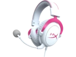 HEADSET HYPERX CLOUD II - STEREO - 7.1 SURROUND SOUND - USB - FOR PC/PS4/PS5 - WHITE/PINK (4P5E0AA) - Imagen 2