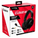 HEADSET HYPERX CLOUD III - 3.5 - USB - DTS - 53MM - FOR PC/PS4/PS5/XBOX  - BLACK/RED (727A8AA)
