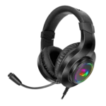 HEADSET REDRAGON HYLAS H260RGB - STEREO - 295G - RETROILUMINADO RGB - 50MM - BLACK