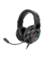 HEADSET REDRAGON HYLAS H260RGB - STEREO - 295G - RETROILUMINADO RGB - 50MM - BLACK