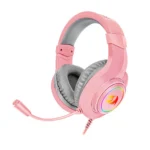 HEADSET REDRAGON HYLAS H260P-RGB - STEREO - 295G - RETROILUMINADO RGB - 50MM - PINK - Imagen 2