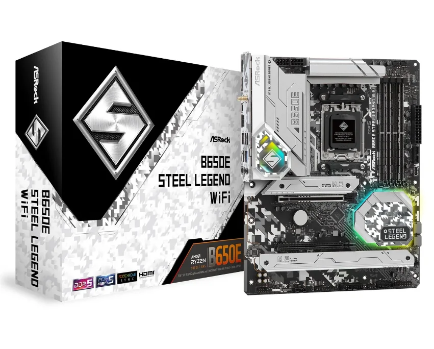 MAINBOARD-ASROCK-B650E-STEEL-LEGEND-WIFI-AMD-AM5-DDR5-ATX-HDMI-DP-90-MXBJY0-A0UAYZ_Placas-madre_10868_1.webp MAINBOARD ASROCK B650E STEEL LEGEND WIFI - AMD AM5 - DDR5 - ATX - HDMI/DP (90-MXBJY0-A0UAYZ) - Imagen 1
