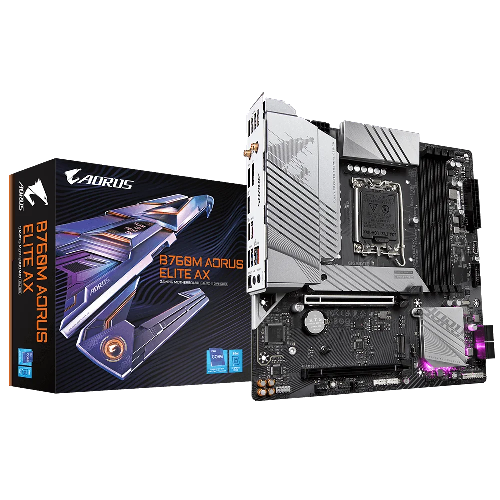 MAINBOARD-B760M-AORUS-ELITE-AX-LGA-1700-DDR5-WI-FI-MATX-13TH-HDMI-DP_Placas-madre_12082_1.webp MAINBOARD B760M AORUS ELITE AX - LGA 1700 - DDR5 - WI-FI - MATX - 13TH - HDMI/DP - Imagen 1
