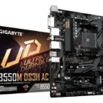 MAINBOARD GIGABYTE B550M DS3H AC - AMD RYZEN AM4 - WI-FI - DDR4 - MATX - HDMI/DVI