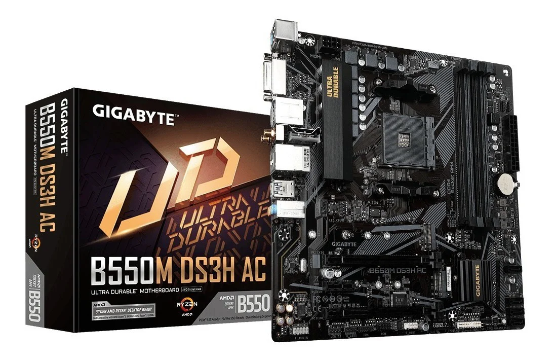 MAINBOARD-GIGABYTE-B550M-DS3H-AC-AMD-RYZEN-AM4-WI-FI-DDR4-MATX-HDMI-DVI_Placas-madre_11783_1.webp MAINBOARD GIGABYTE B550M DS3H AC - AMD RYZEN AM4 - WI-FI - DDR4 - MATX - HDMI/DVI - Imagen 1