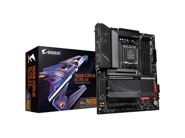 MAINBOARD-GIGABYTE-B650-AORUS-ELITE-AX-REV.-1.X-AMD-RYZEN-AM5-DDR5-PCI-E-5.0-ATX-WI-FI-HDMI-DP_Placas-madre_10966_1.webp MAINBOARD GIGABYTE B650 AORUS ELITE AX (REV. 1.X) AMD RYZEN AM5 - DDR5 - PCI-E 5.0 - ATX - WI-FI - HDMI/DP - Imagen 1